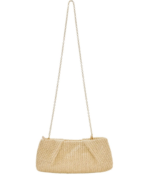 Capittana Handbags - NEW❤️Capittana Oversized Raffia Clutch Woven Straw Clutch Bag - Cream $79
